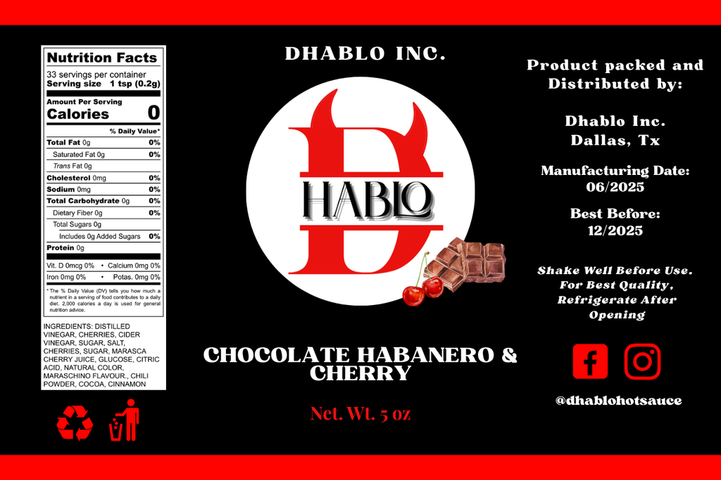 Chocolate Habanero & Dark Cherry