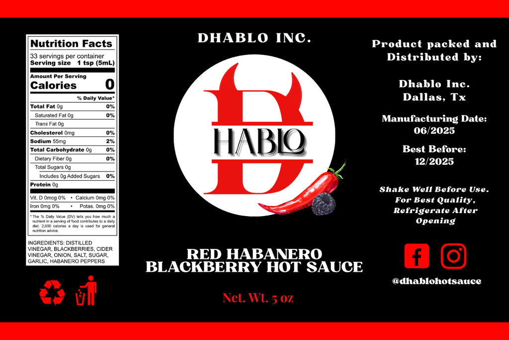 Red Habanero, Blackberry & Raspberry