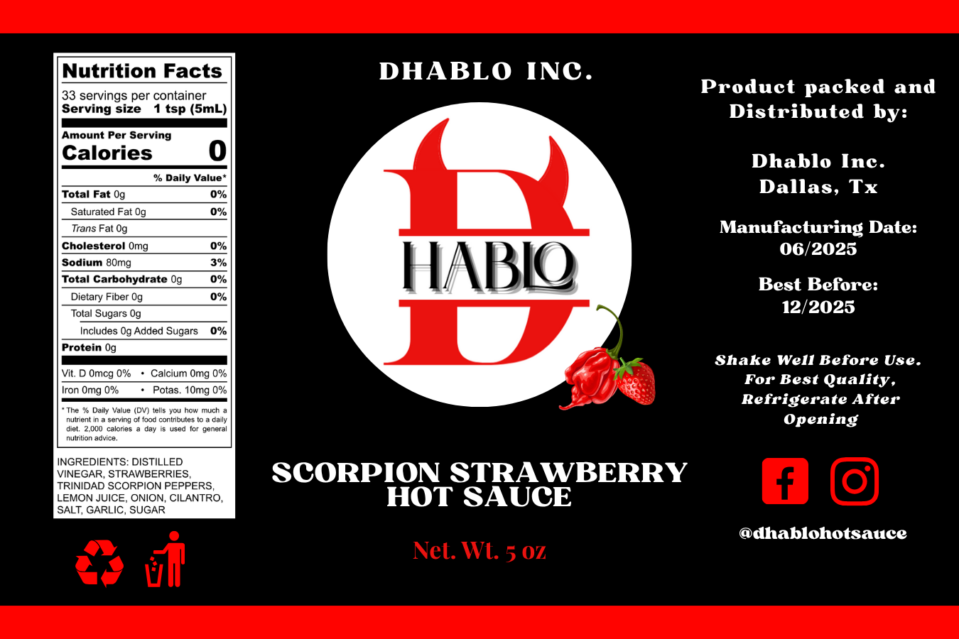 Scorpion Pepper & Strawberry