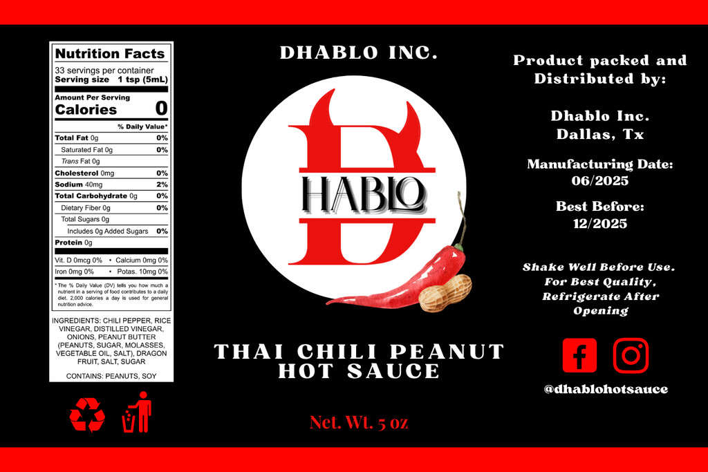 Thai Chili, Dragon Fruit & Peanut